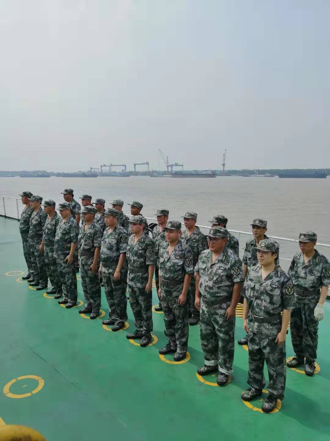 公司开展海上民兵训练